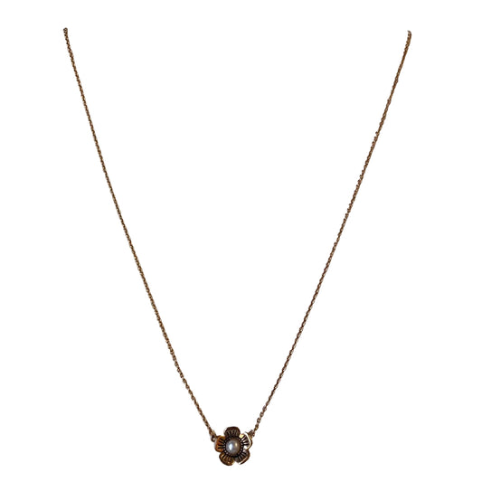 Necklace Designer By Coach In Gold