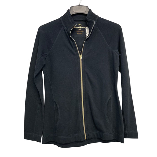Athletic Jacket By Tommy Bahama In Black & Gold, Size:S