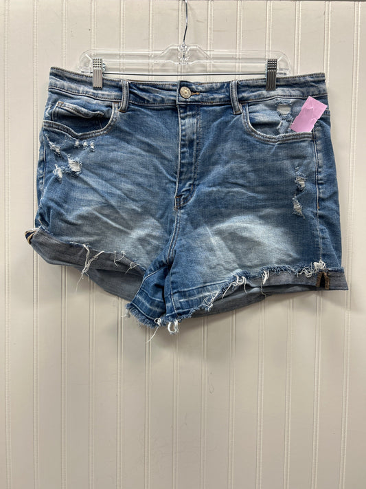 Shorts By Vervet In Blue Denim, Size:2X
