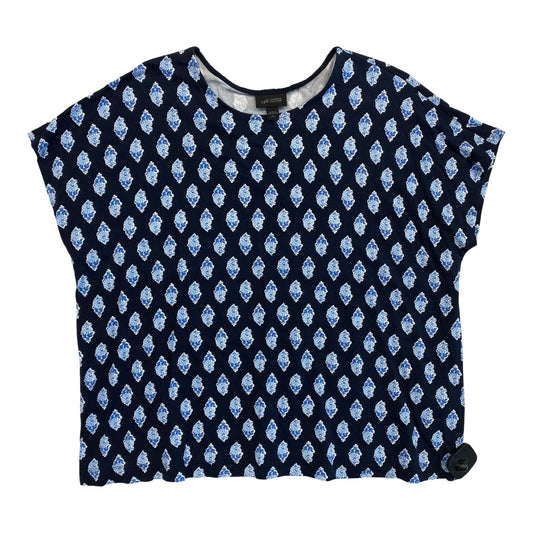 Top Ss By J. Jill In Blue & White, Size:Lp