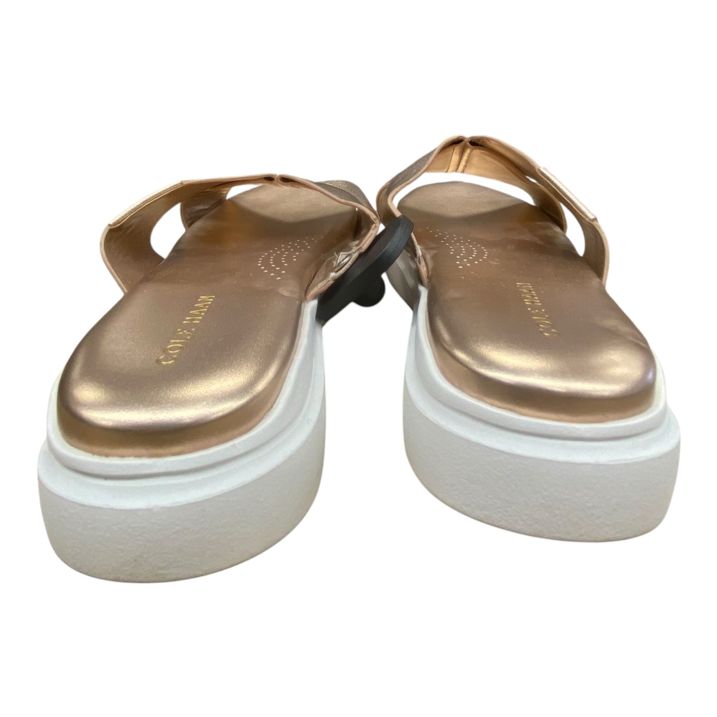 Sandals Flats By Cole-Haan In Rose Gold, Size:7.5