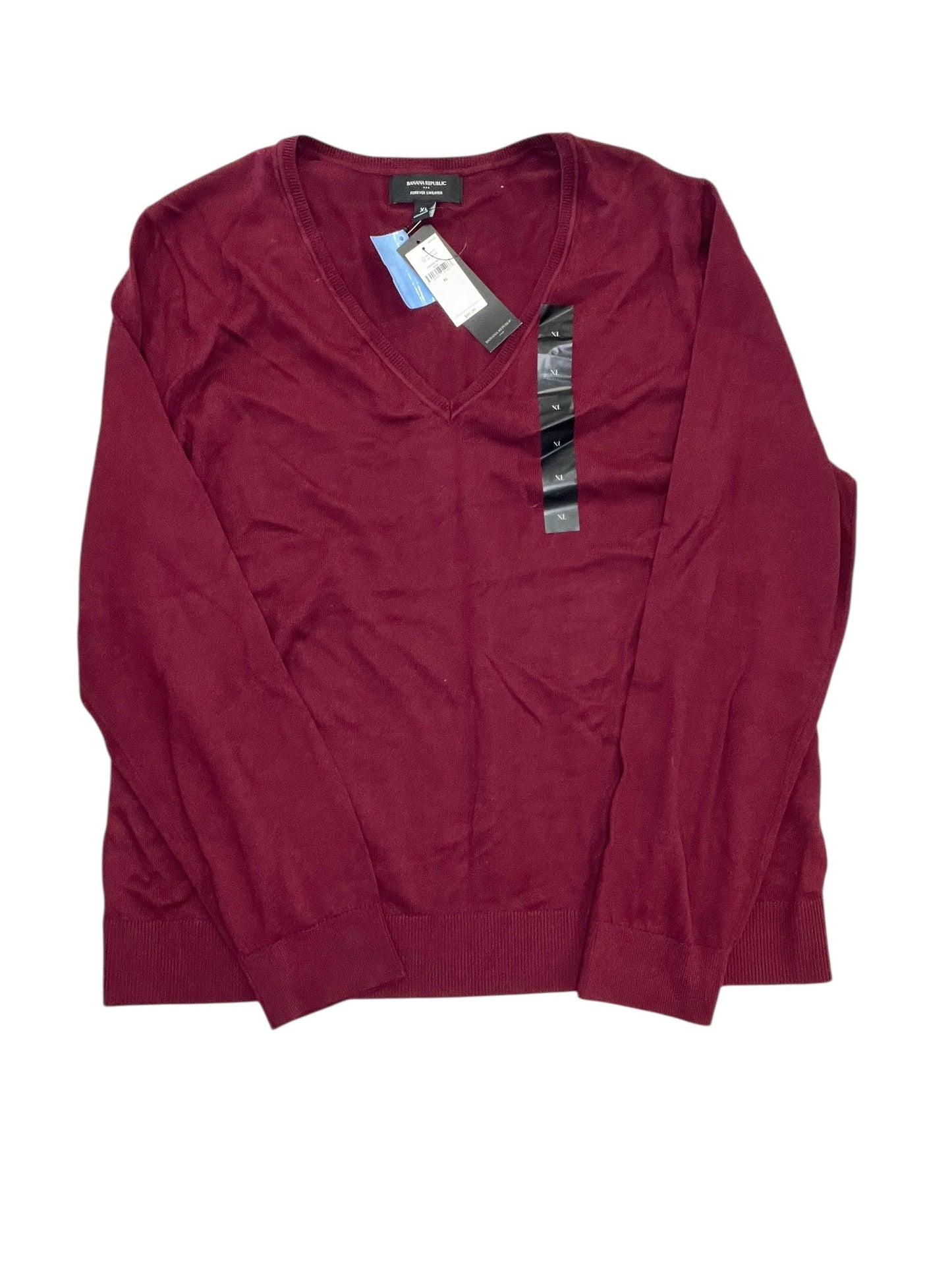 Sweater By Banana Republic In Purple, Size:Xl