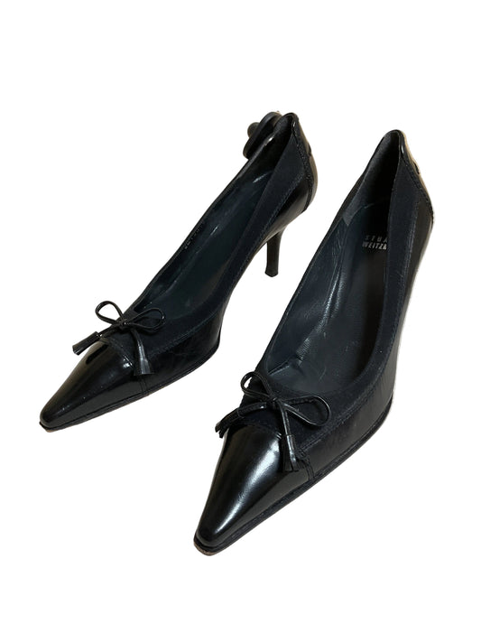 Shoes Designer By Stuart Weitzman In Black, Size:8.5