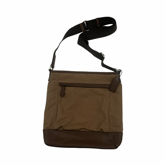 Crossbody Designer By Coach In Brown, Size:Medium