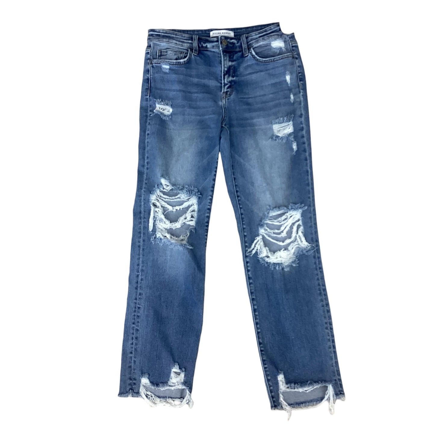 Jeans Straight By Flying Monkey In Blue, Size:6