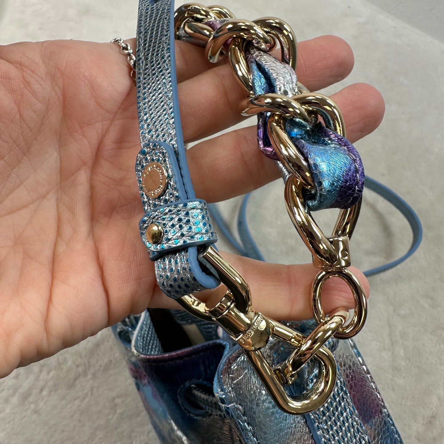 Eliana - Multi Durango Crossbody Designer By Brahmin, Size: Small