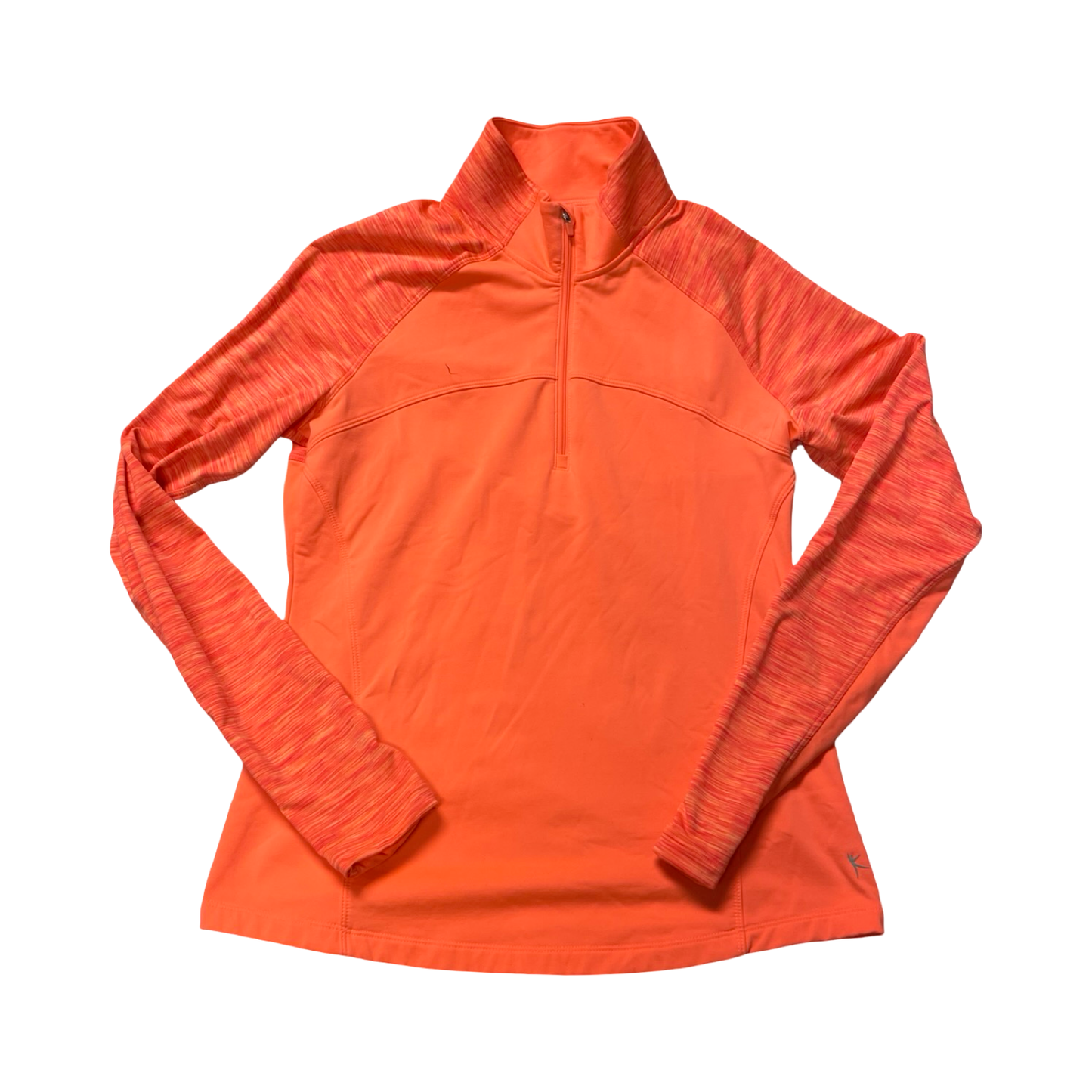 Athletic Jacket By Danskin In Orange, Size:M