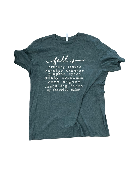 Top Ss By Bella + Canvas In Green, Size:Xl