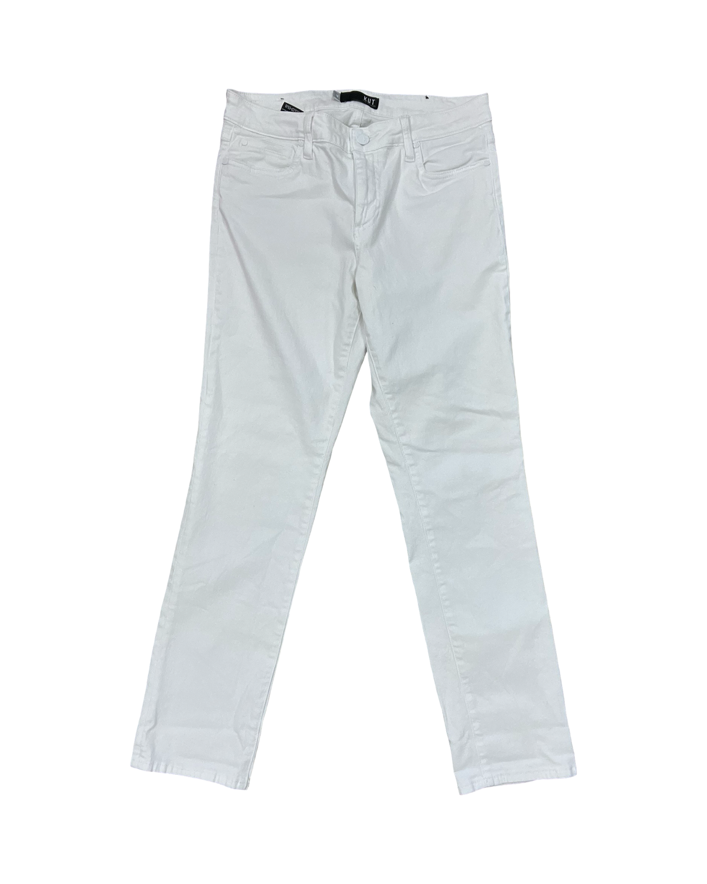 Jeans Boyfriend By Kut In White Denim, Size:10