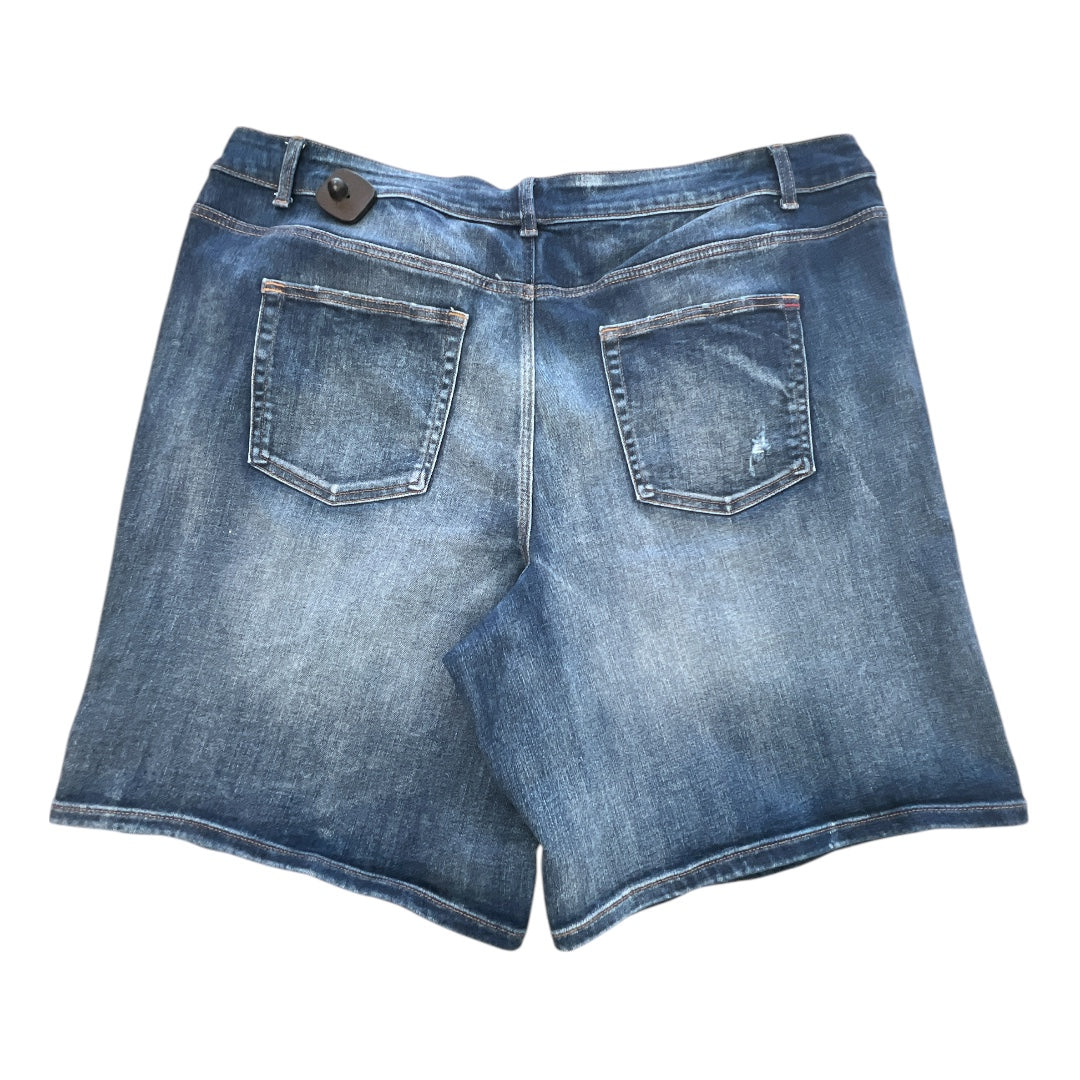 SHORTS by  EDGELY In BLUE DENIM, Size: 24