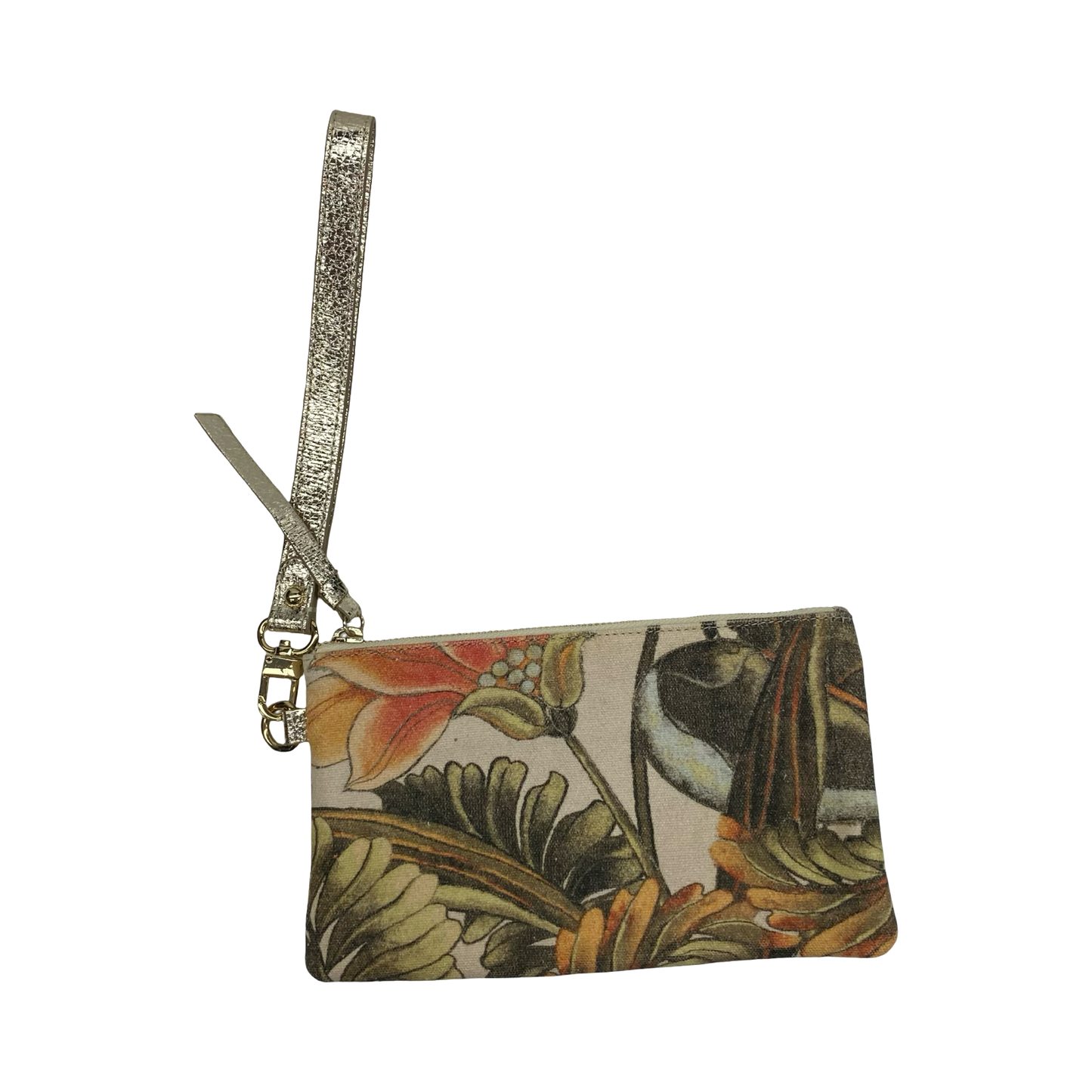 Wristlet By Chicos In Tropical Print, Size:Medium
