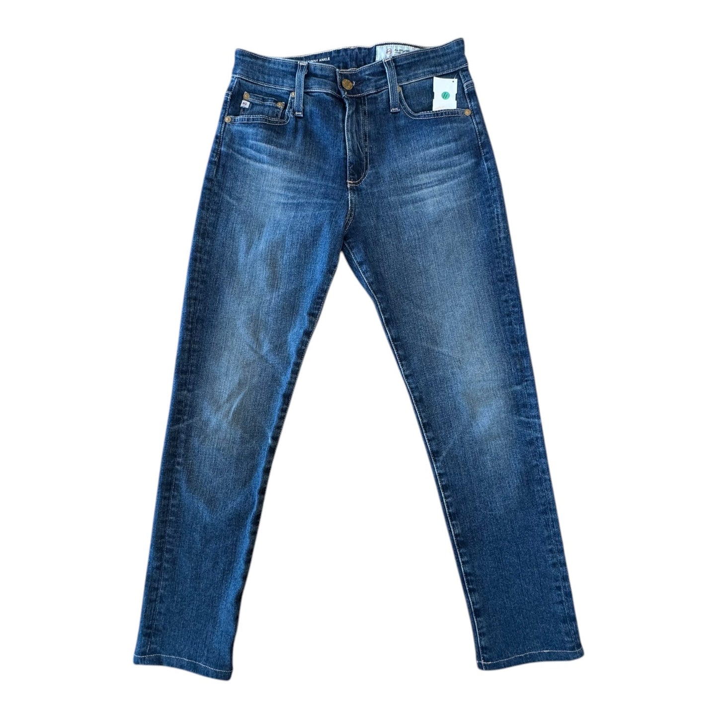 Jeans Skinny By Adriano Goldschmied In Blue Denim, Size:2