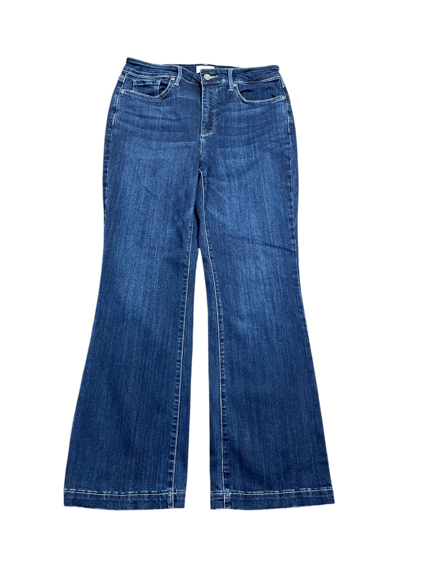 Jeans Boot Cut By Not Your Daughters Jeans In Blue Denim, Size:10P