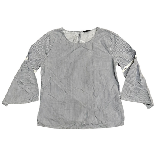 Top 3/4 Sleeve By Joes Jeans In Blue & White, Size: S