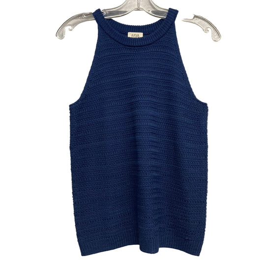 Top Sleeveless By Ana In Blue, Size:M