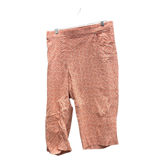 Capris By 89Th And Madison In Orange, Size:22