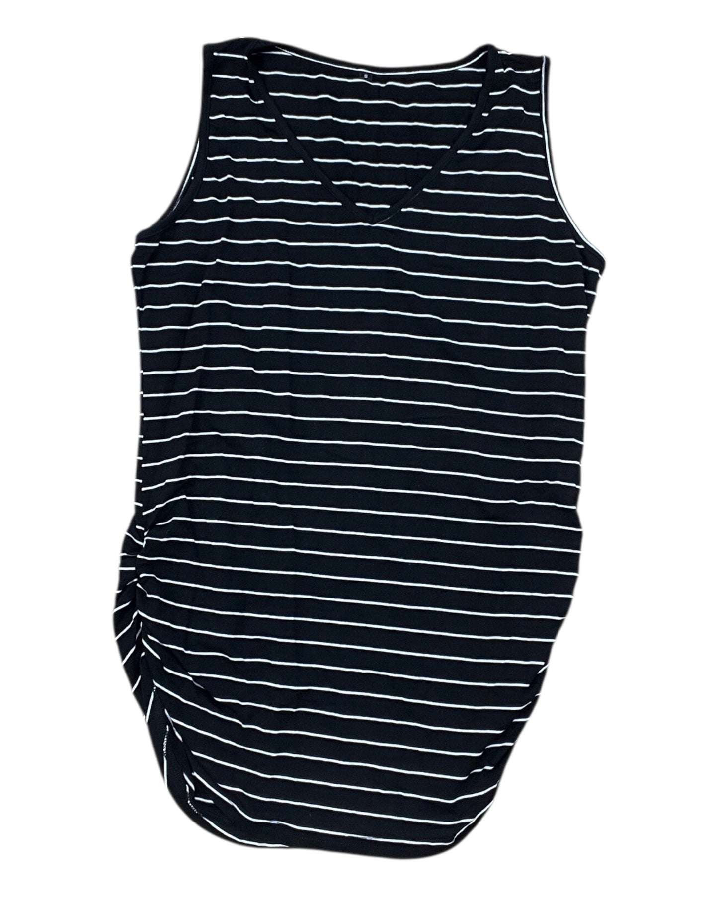 Top Sleeveless By Clothes Mentor In Black & White, Size:S