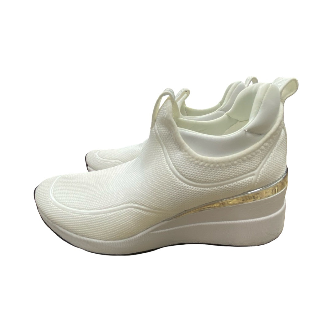 Shoes Sneakers Platform By Dkny In White, Size:7.5