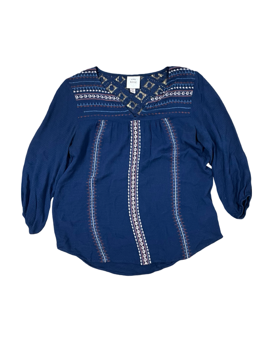 Top Sleeveless By Knox Rose In Blue, Size:Xs