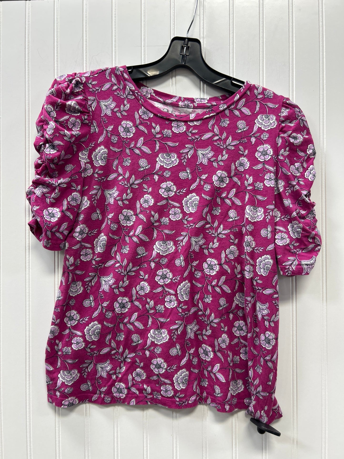 Top Ss By Loft In Pink, Size:M