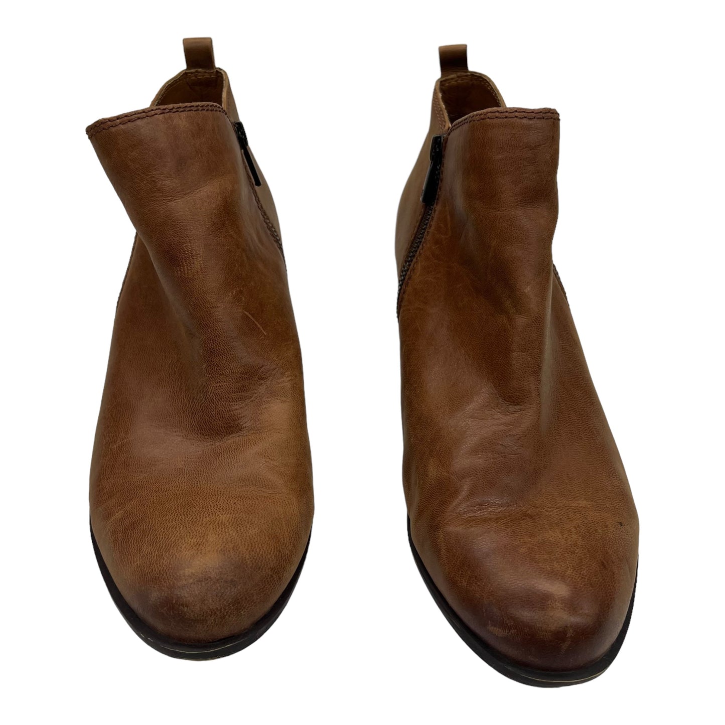 BROWN BOOTS LEATHER by LUCKY BRAND Size:12