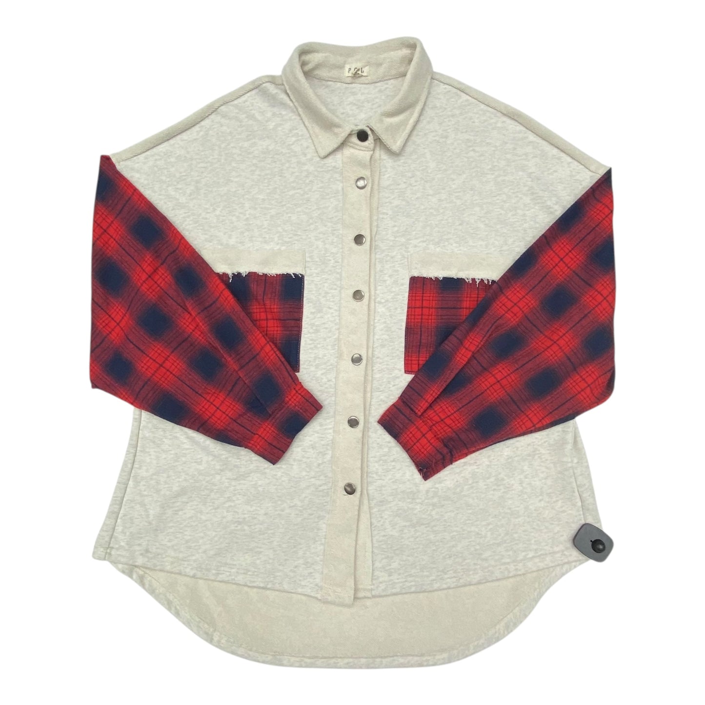 Jacket Shirt By Pol In Multi, Size:M