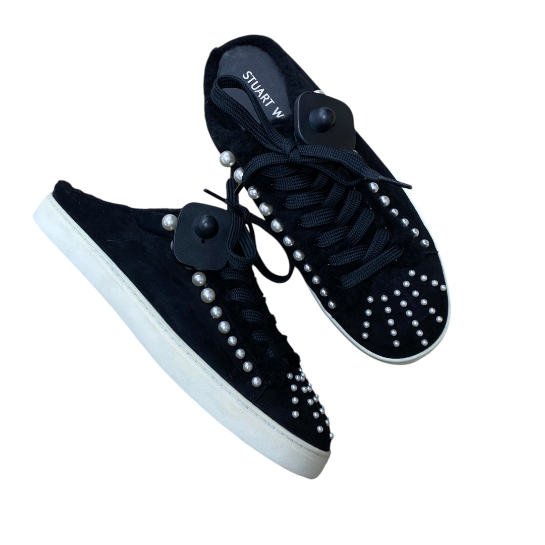 Shoes Designer By Stuart Weitzman In Black, Size:9