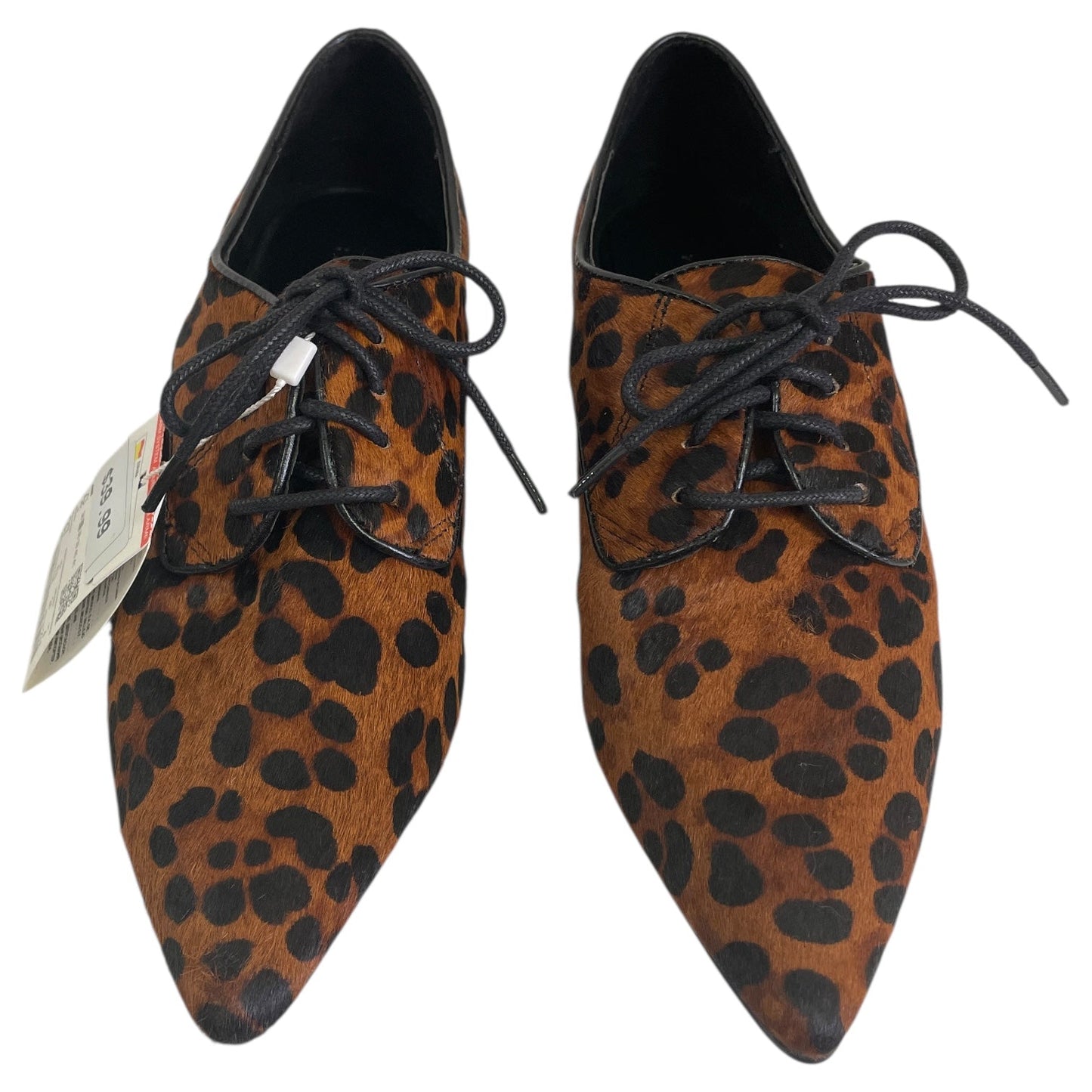 SHOES FLATS by ZARA WOMEN In ANIMAL PRINT, Size: 6.5