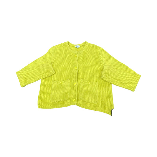 Sweater Cardigan By Splendid In Yellow, Size:L