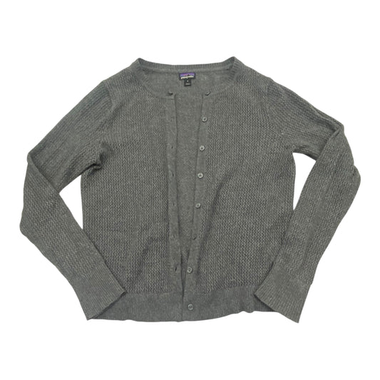 Sweater Cardigan By Patagonia In Grey, Size:S