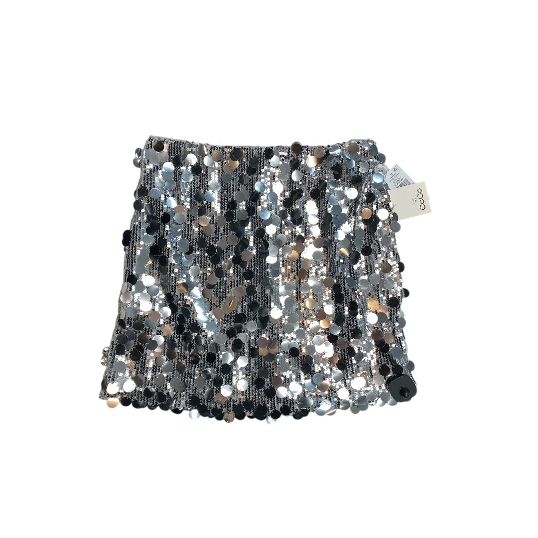 Skirt Midi By Cece In Silver, Size:8