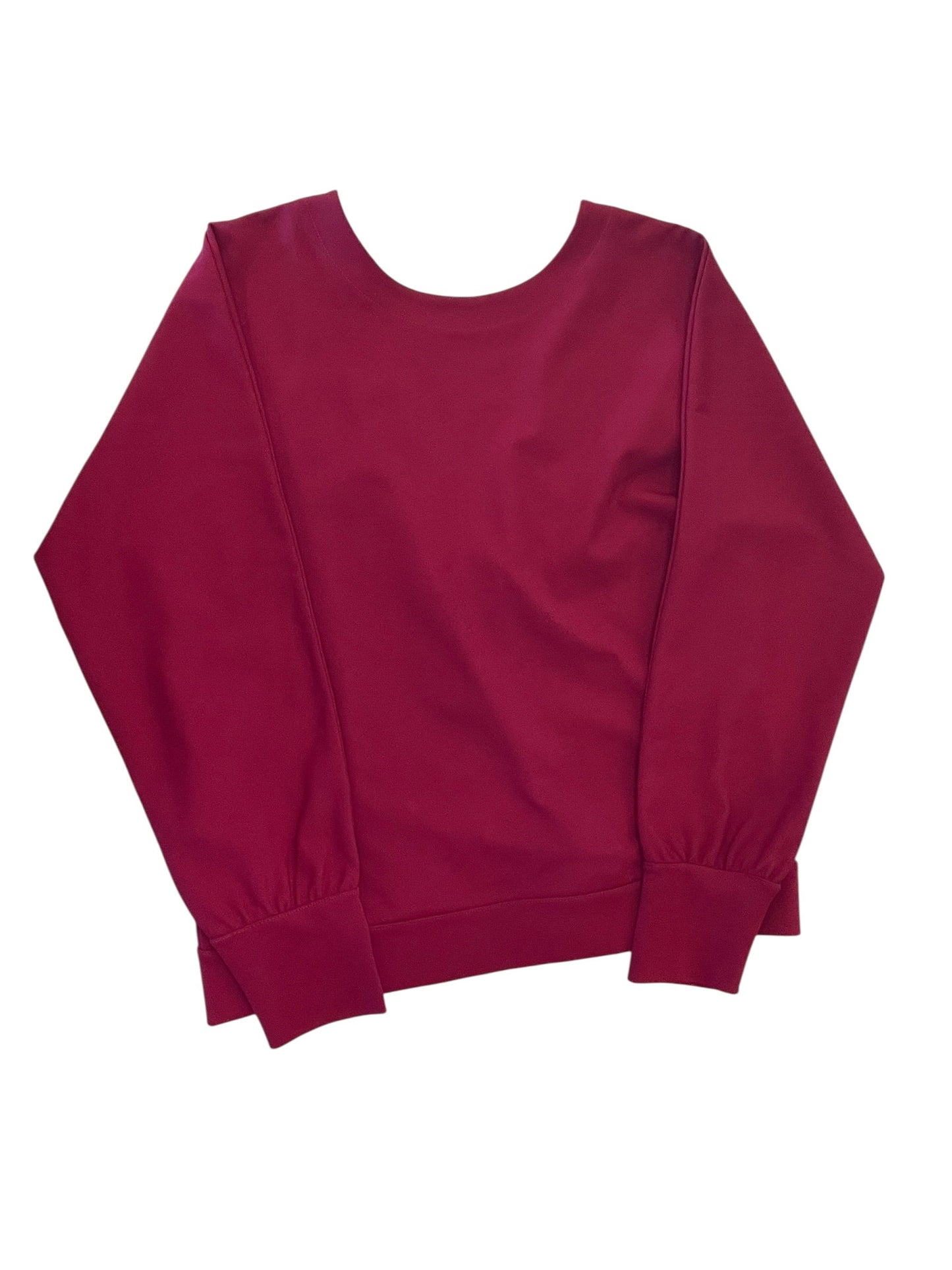 Top Ls By Ann Taylor In Maroon, Size:S