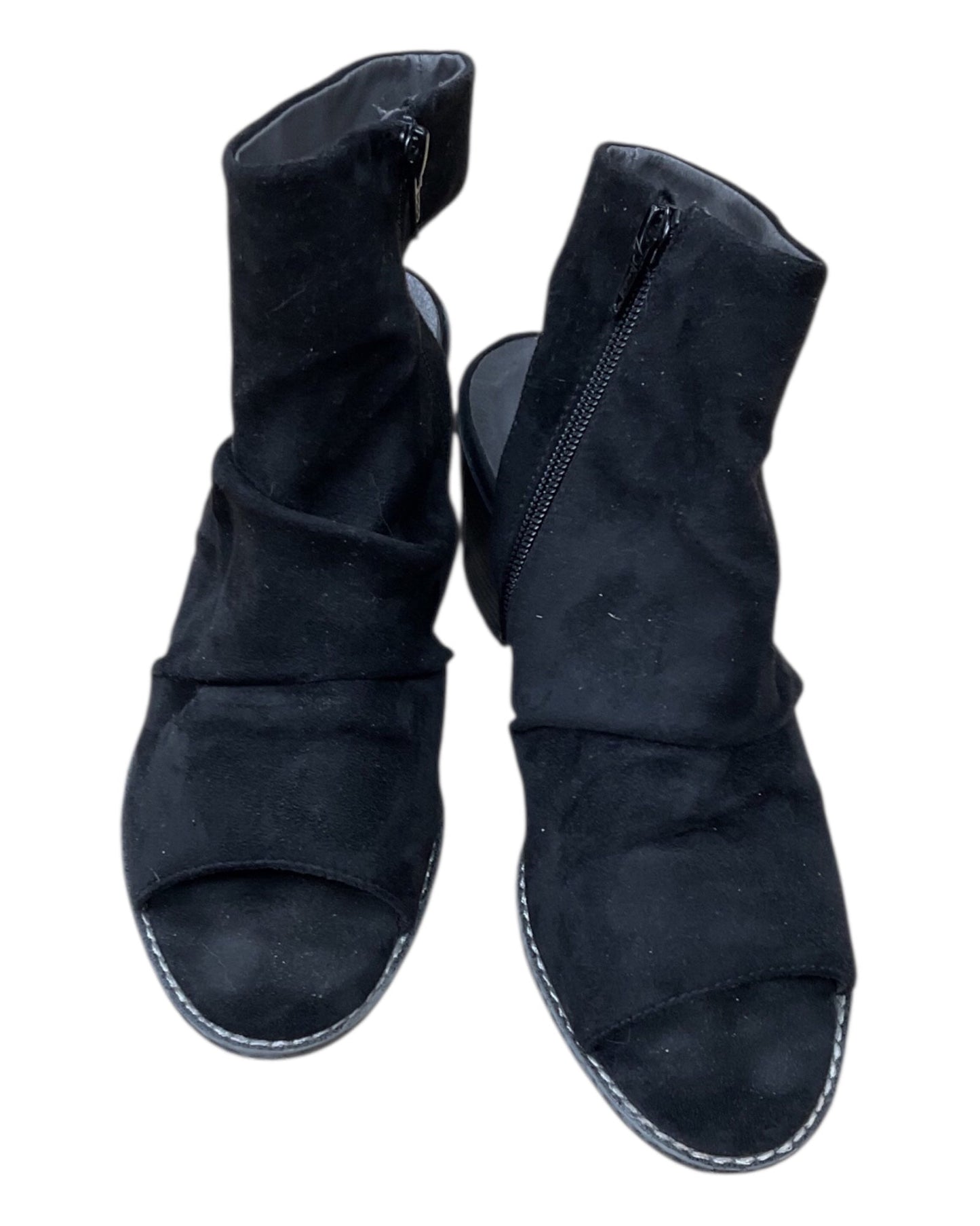 Sandals Heels Wedge By White Mountain In Black, Size:7.5