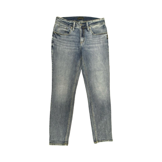 Jeans Boyfriend By Silver In Blue Denim, Size:6