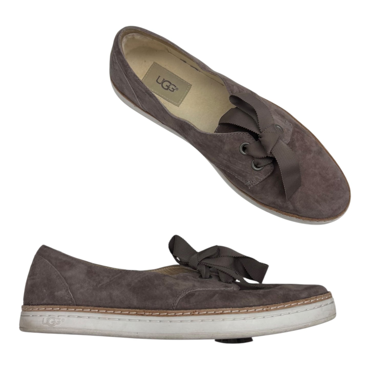 Shoes Designer By Ugg In Taupe, Size:9