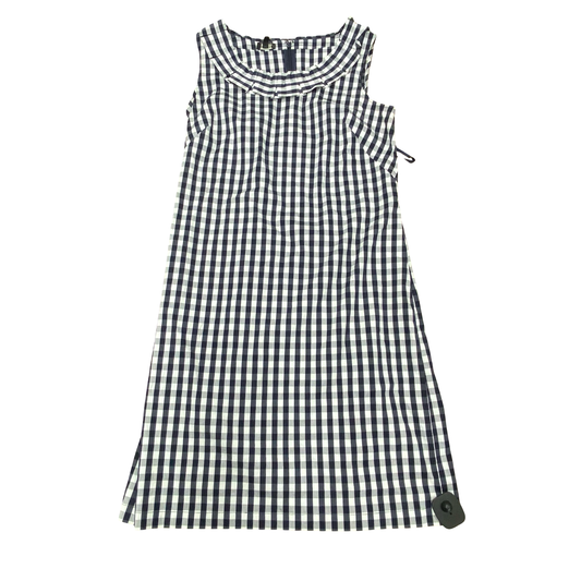 Dress Casual Midi By Talbots In Blue & White, Size:8