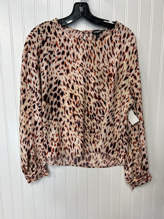 Top Ls By Express In Red, Size:M