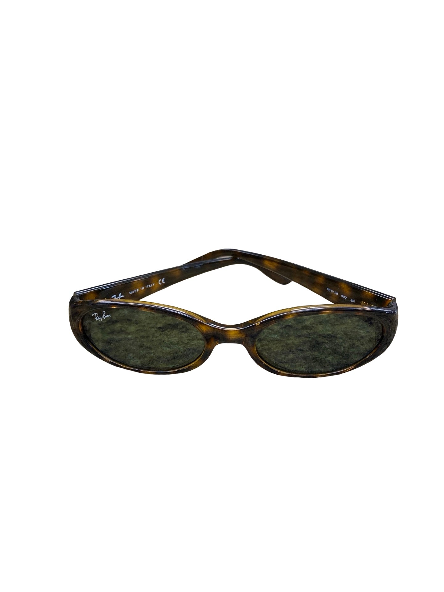 Sunglasses Designer By Ray Ban In Brown, Size:
