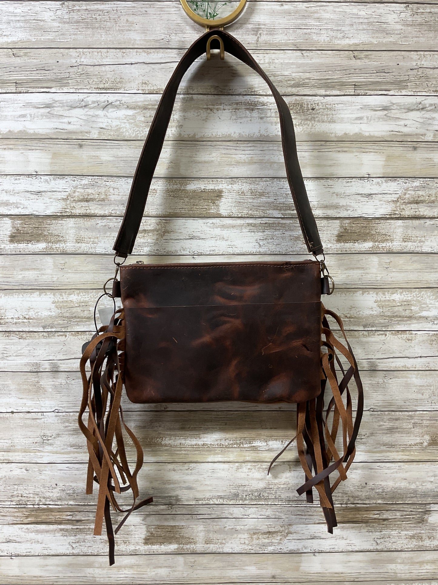 Handbag By Cmb In Black & Grey, Size:Medium