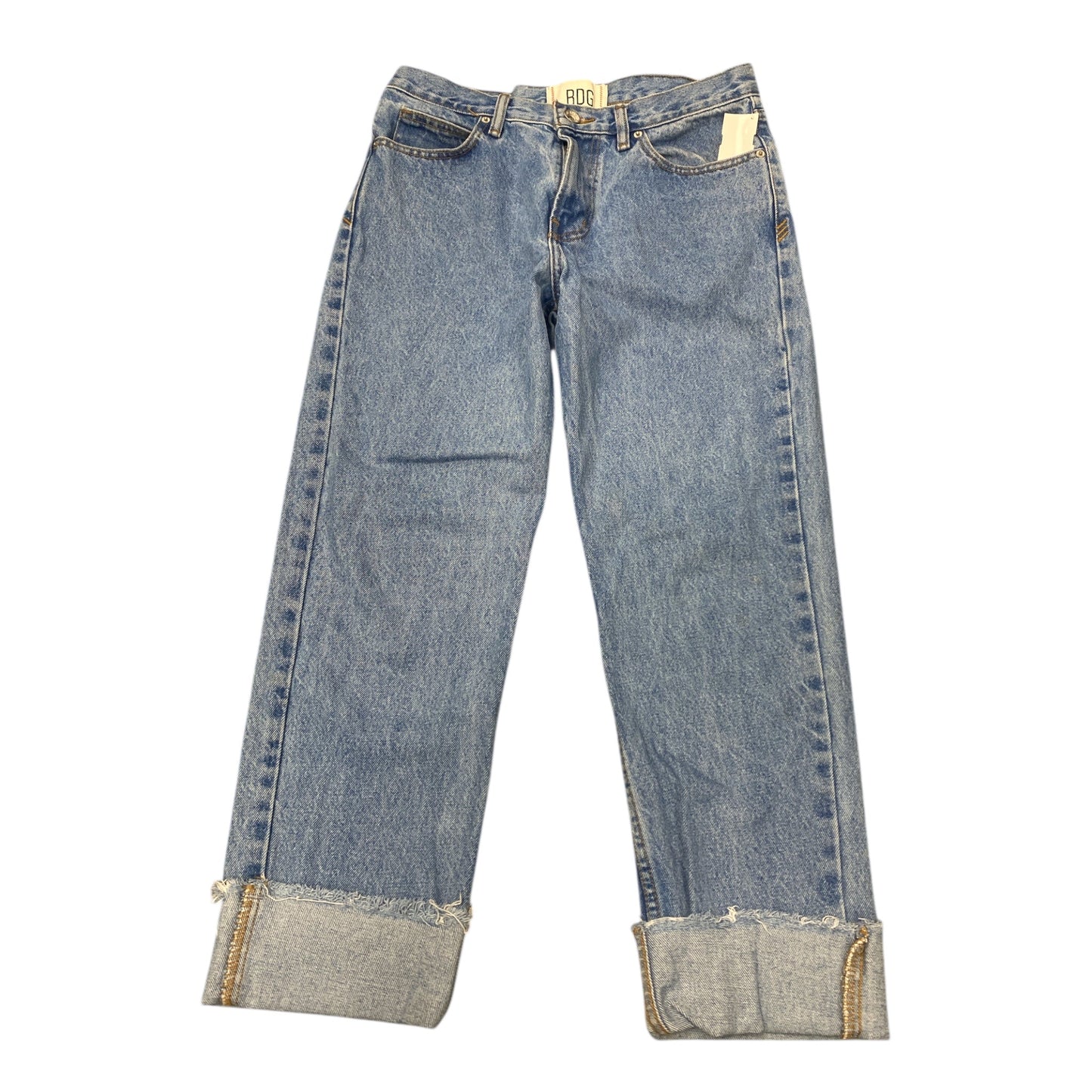 Jeans Cropped By Bdg In Blue Denim, Size:10