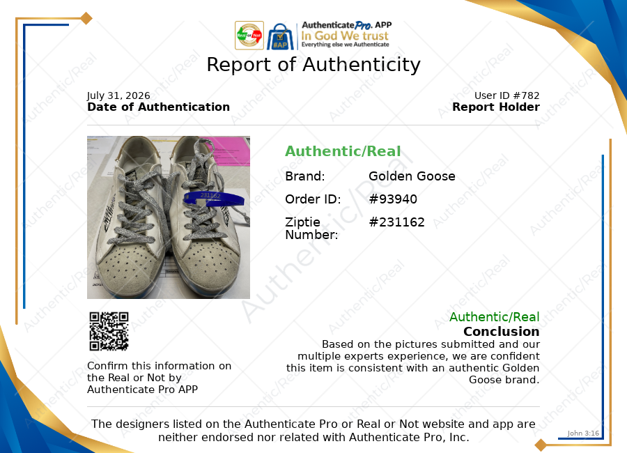 Shoes Luxury Designer By Golden Goose In Silver & White, Size: 9