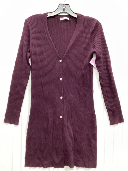 Cardigan By Be Cool In Purple, Size:S