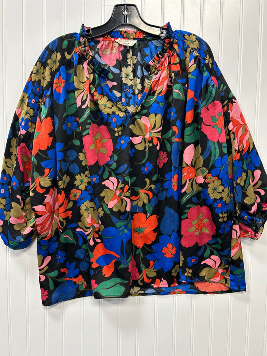 Top Ls By Entro In Floral Print, Size:M