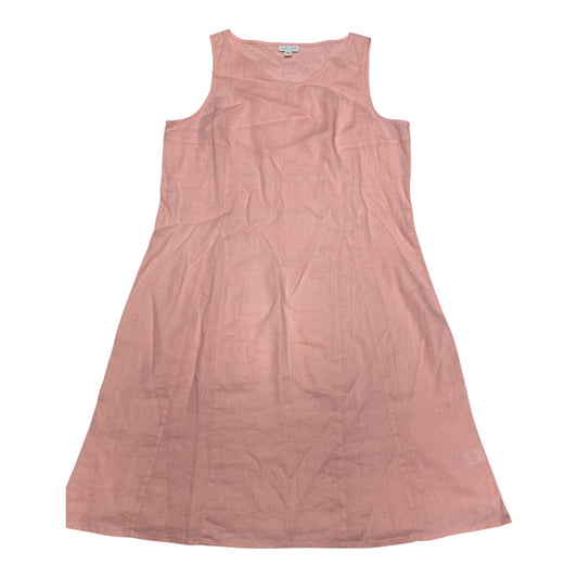 Dress Casual Midi By J. Jill In Pink, Size:M