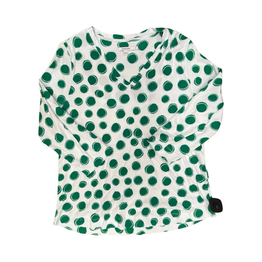Top Ls By Chicos In Polkadot Pattern, Size:L