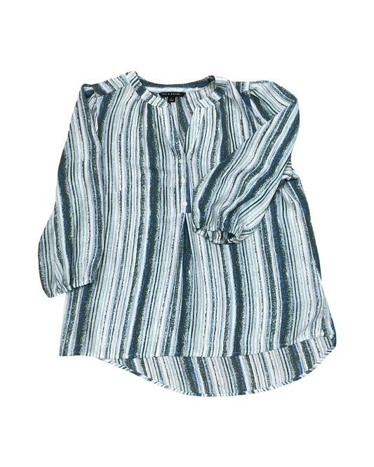 Top Ls By Zac And Rachel In Blue & Green, Size:L