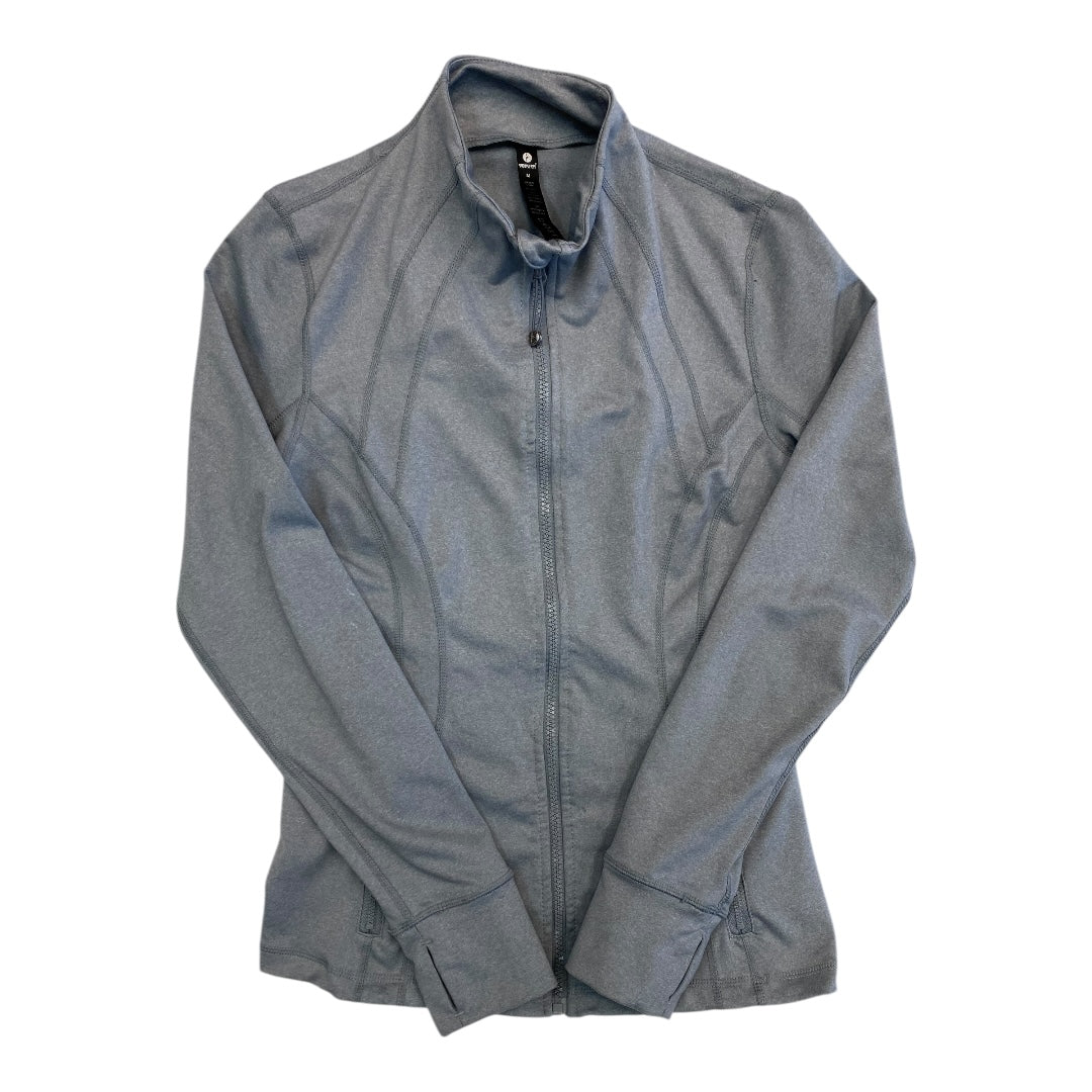 Athletic Jacket By 90 Degrees By Reflex In Grey, Size:M