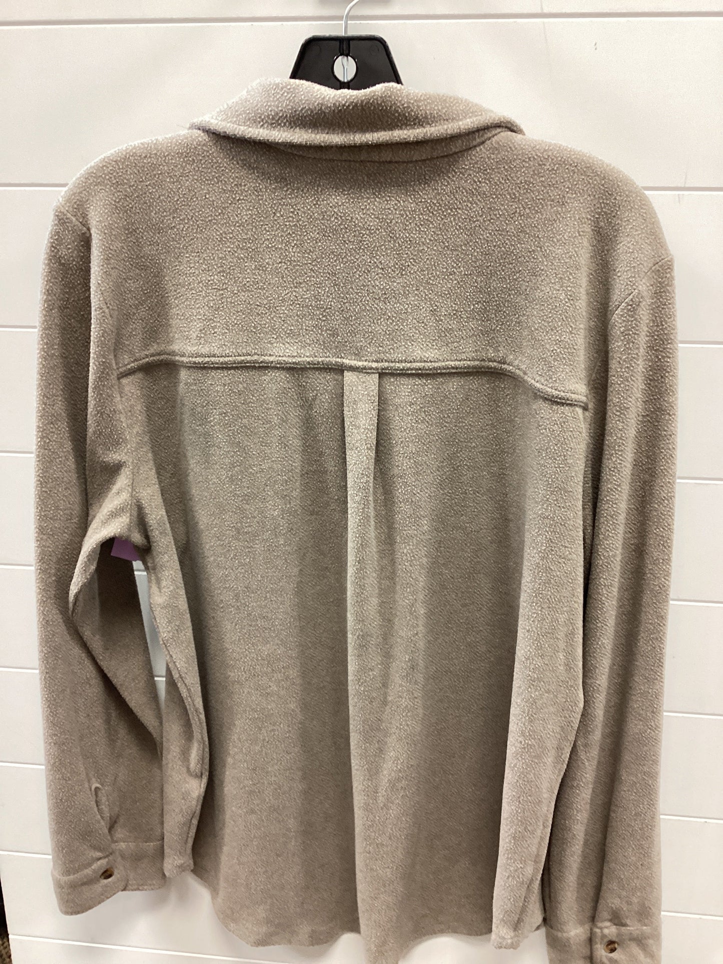 Jacket Shirt By Thread And Supply In Tan, Size:Xl
