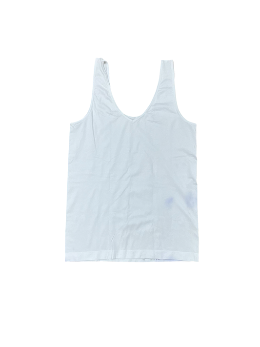 Tank Top By Ellen Tracy In White, Size:1X