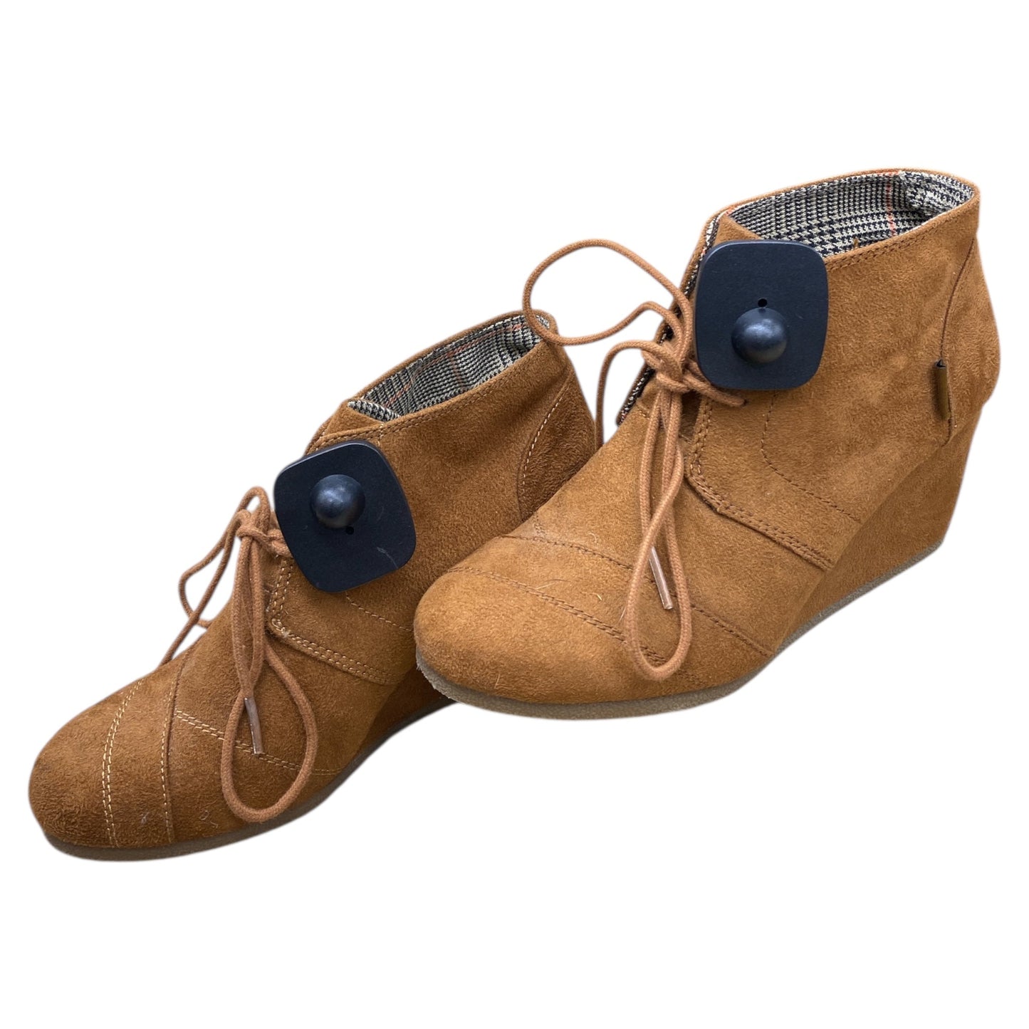 Boots Ankle Heels By Bongo In Brown, Size:7